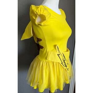 Rubies Pokemon Pikachu Costume Girls M 10 12 Halloween Costume Dress Mask Tutu